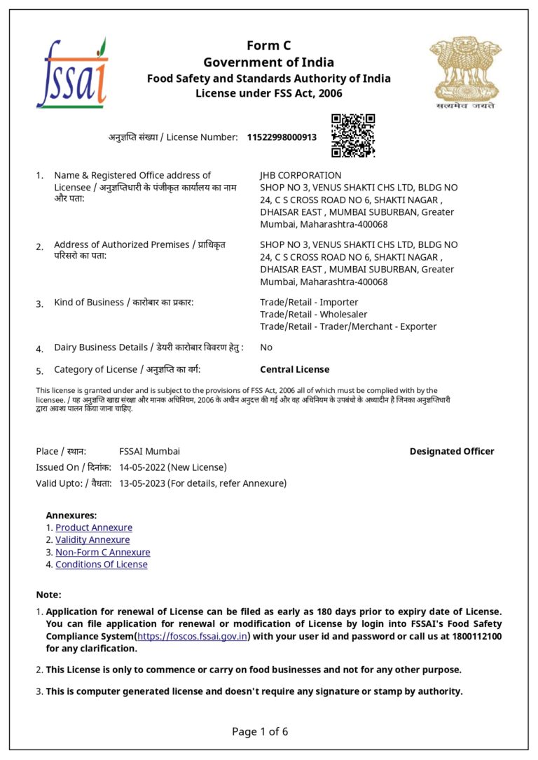 License JHB Corporation_page-0001